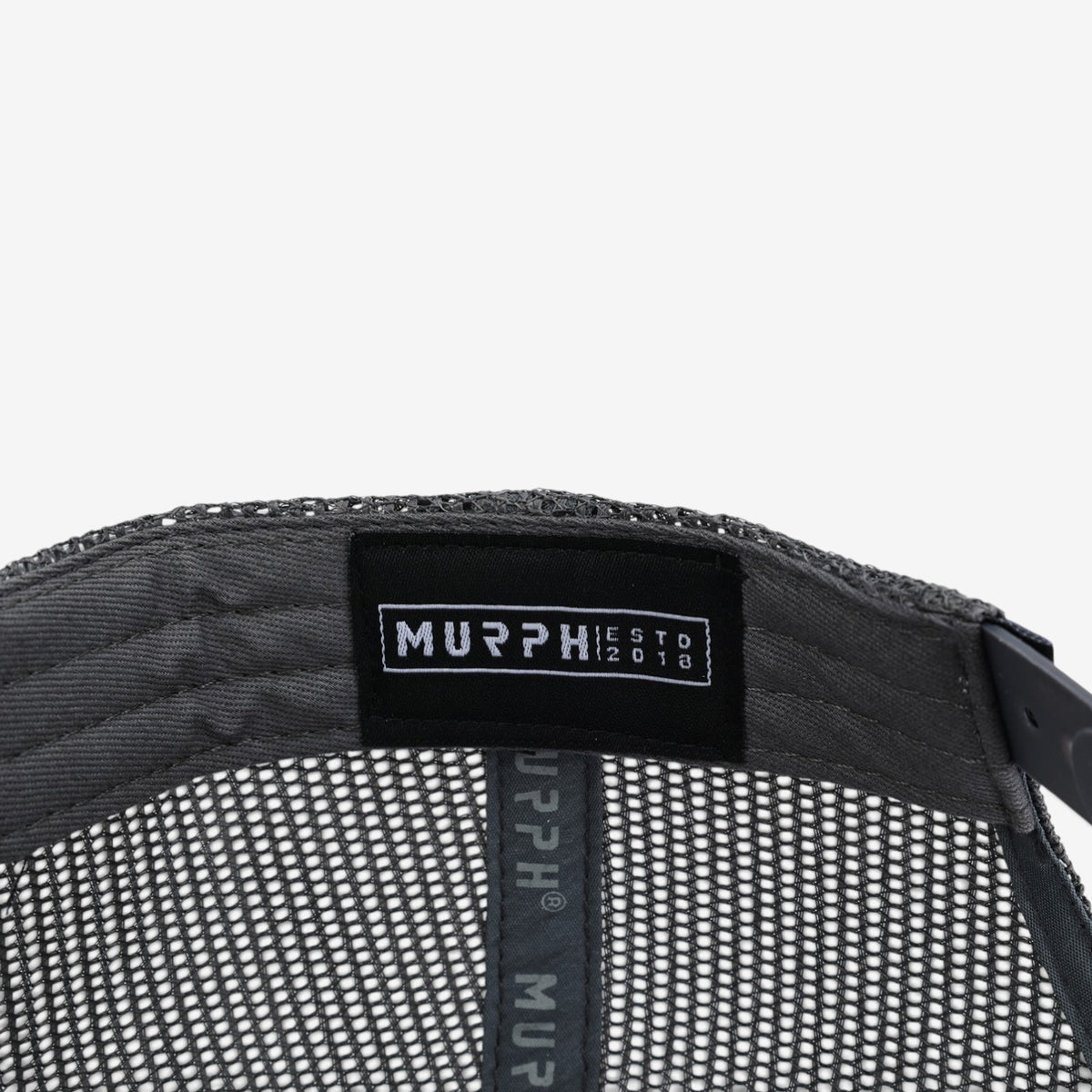 Casquette Murph Trucker Marine Gris – vue de face frontale