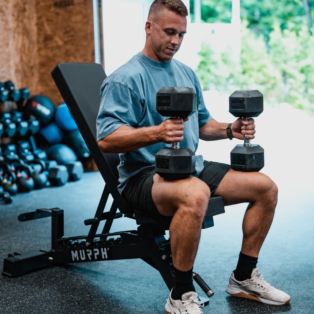 Haltères hexagonaux - unité ( 5lbs - 100lbs )