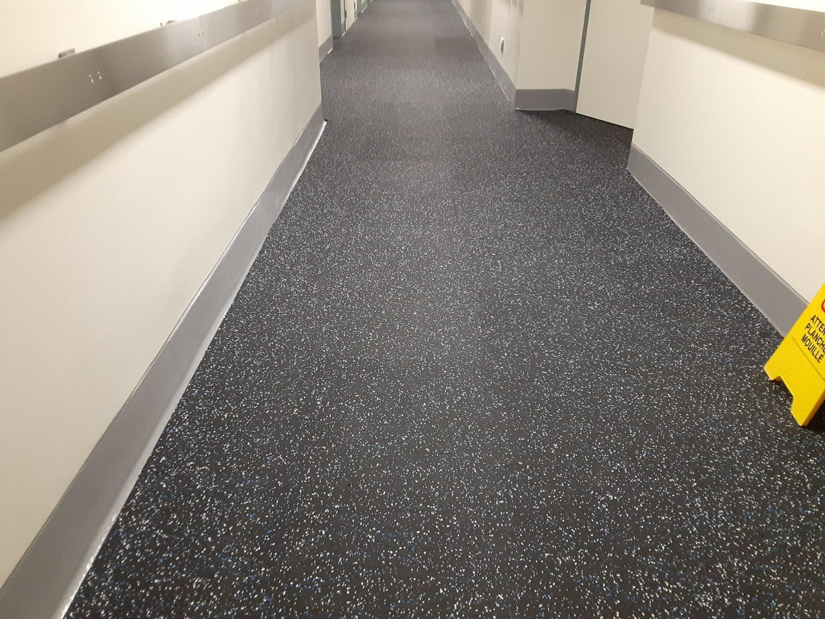 Tuile de caoutchouc 2'x2' - GREY - Serie Pro 10mm