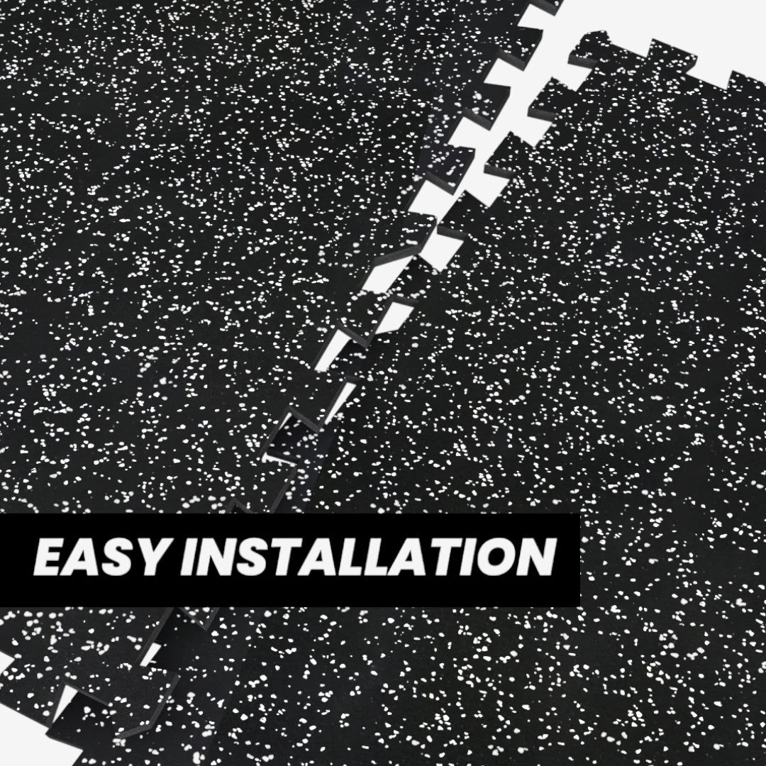 2'x2' Rubber Tile - GREY - Classic Series 8mm