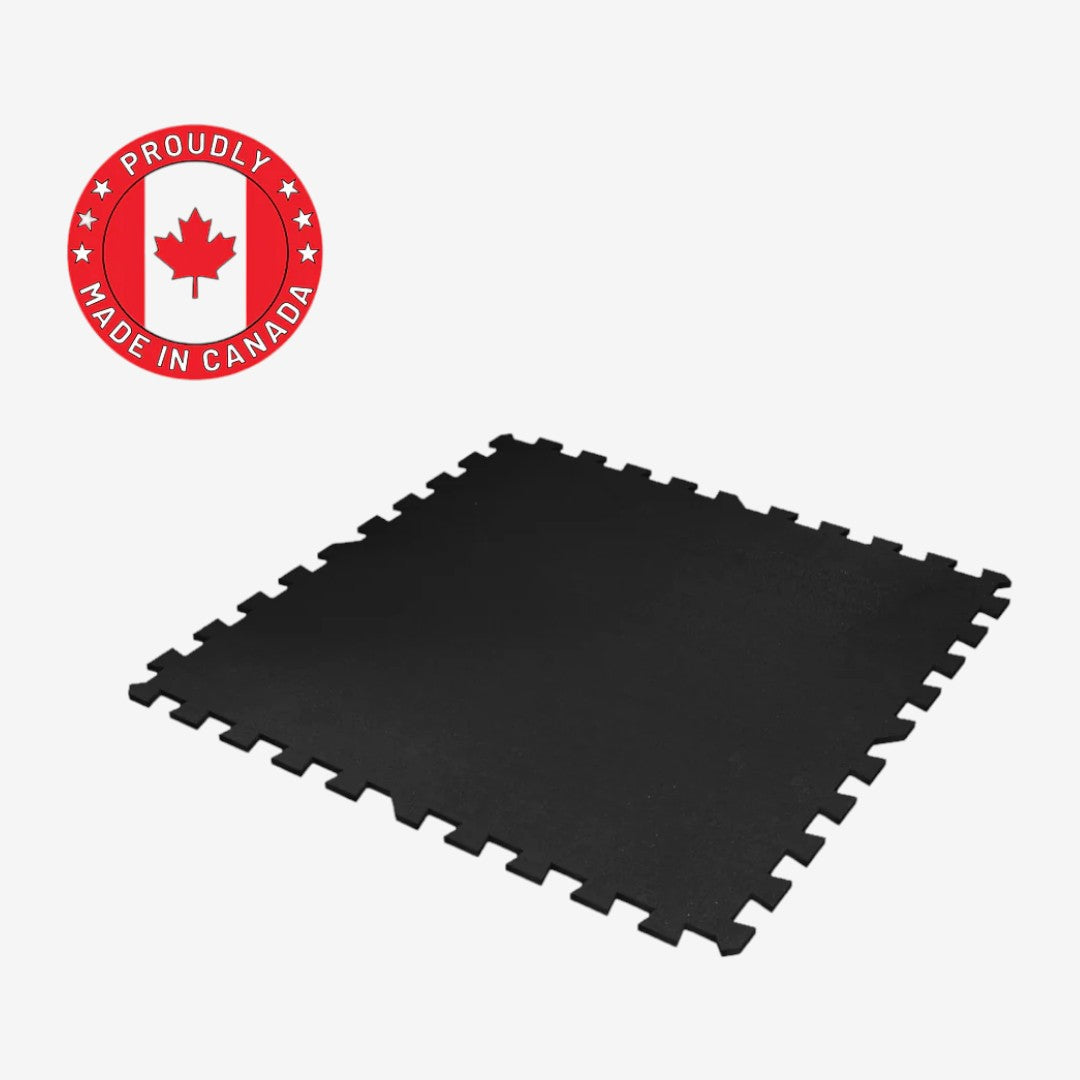 2'x2' Rubber Tile - GREY - Classic Series 8mm