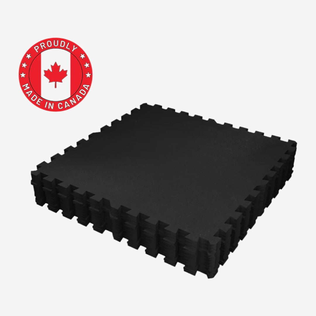 2'x2' Rubber Tile - GREY - Classic Series 8mm