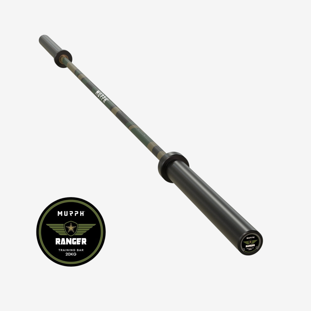 Murph Ranger Training Bar 20KG – Cerakote Camo Vert