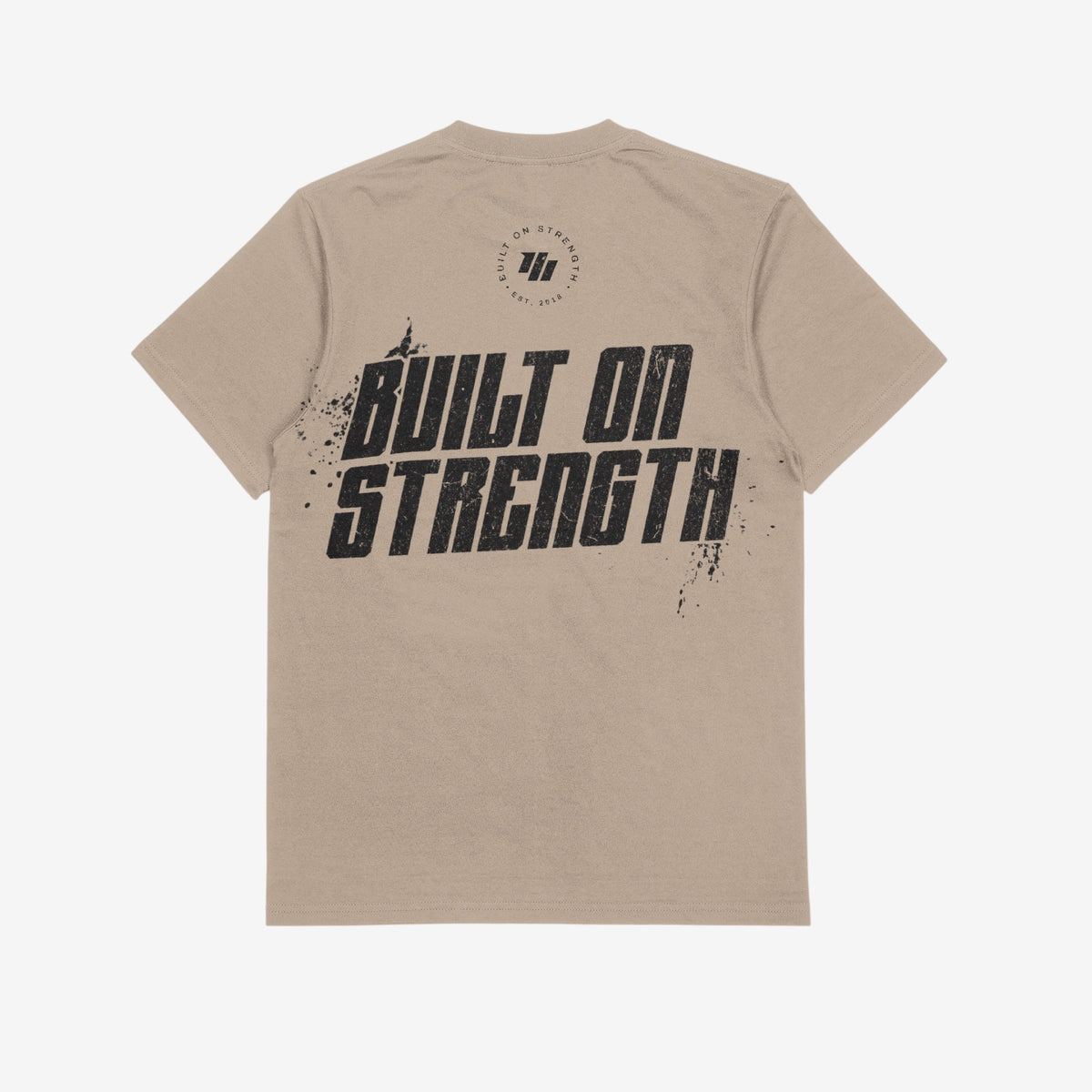T-shirt Oversized MURPH Built on Strength - Tan