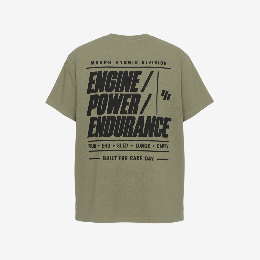 T-shirt Oversized MURPH Hybrid Division - Olive
