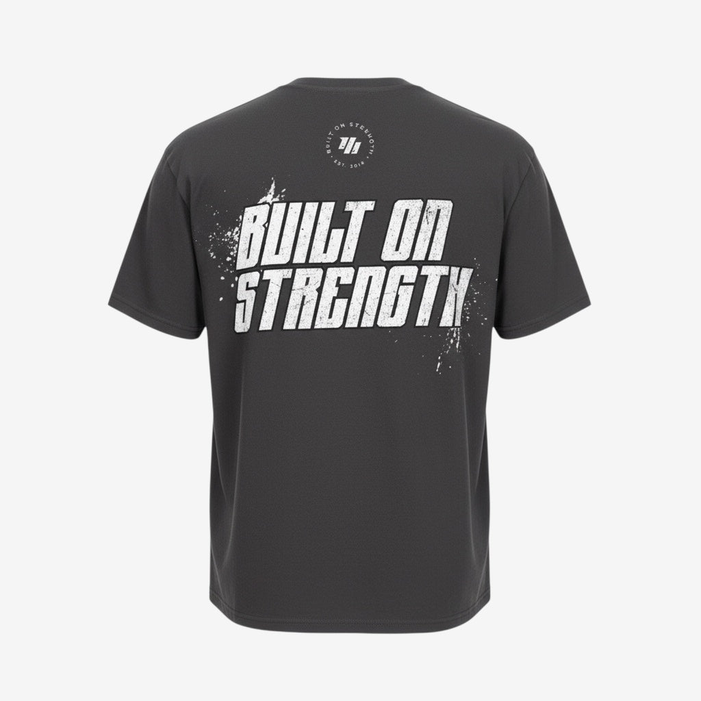 T-shirt Oversized MURPH Built on Strength - Graphite