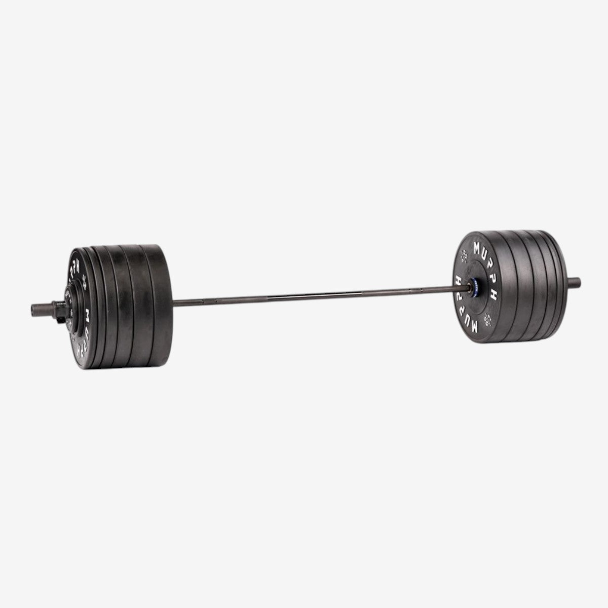 Training bumper plates kit 4.0 Murph 385lbs / All-black zinc barbell