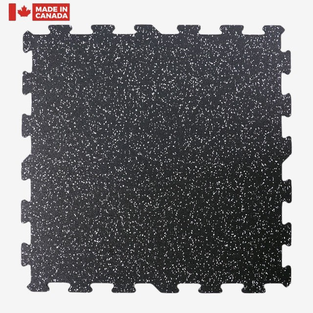 2'x2' Rubber Tile - GREY - Classic Series 8mm
