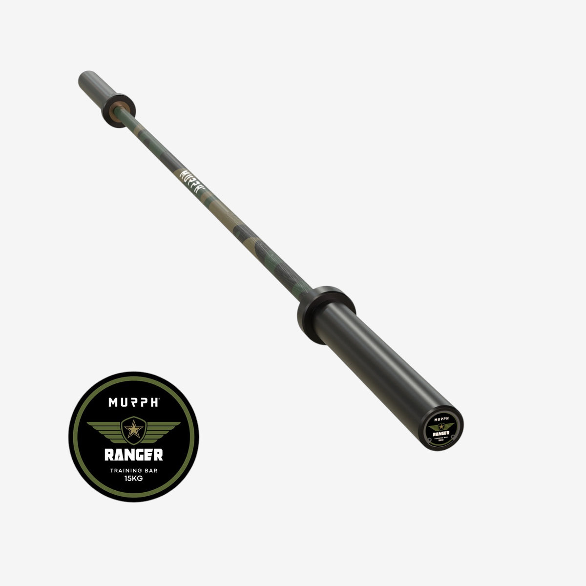 Murph Ranger Training Bar 15KG – Cerakote Camo Green