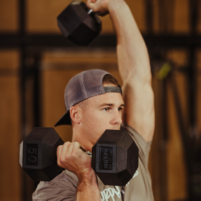 Haltères hexagonaux - unité ( 5lbs - 100lbs )