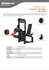 Dynamic Line Seated Leg Curl
