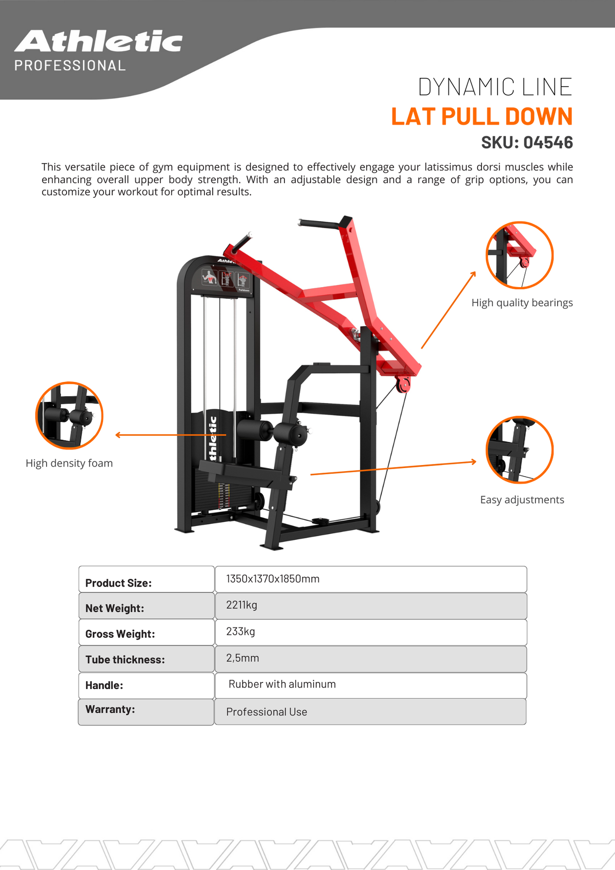 Lat Pull Down - Dynamic Line