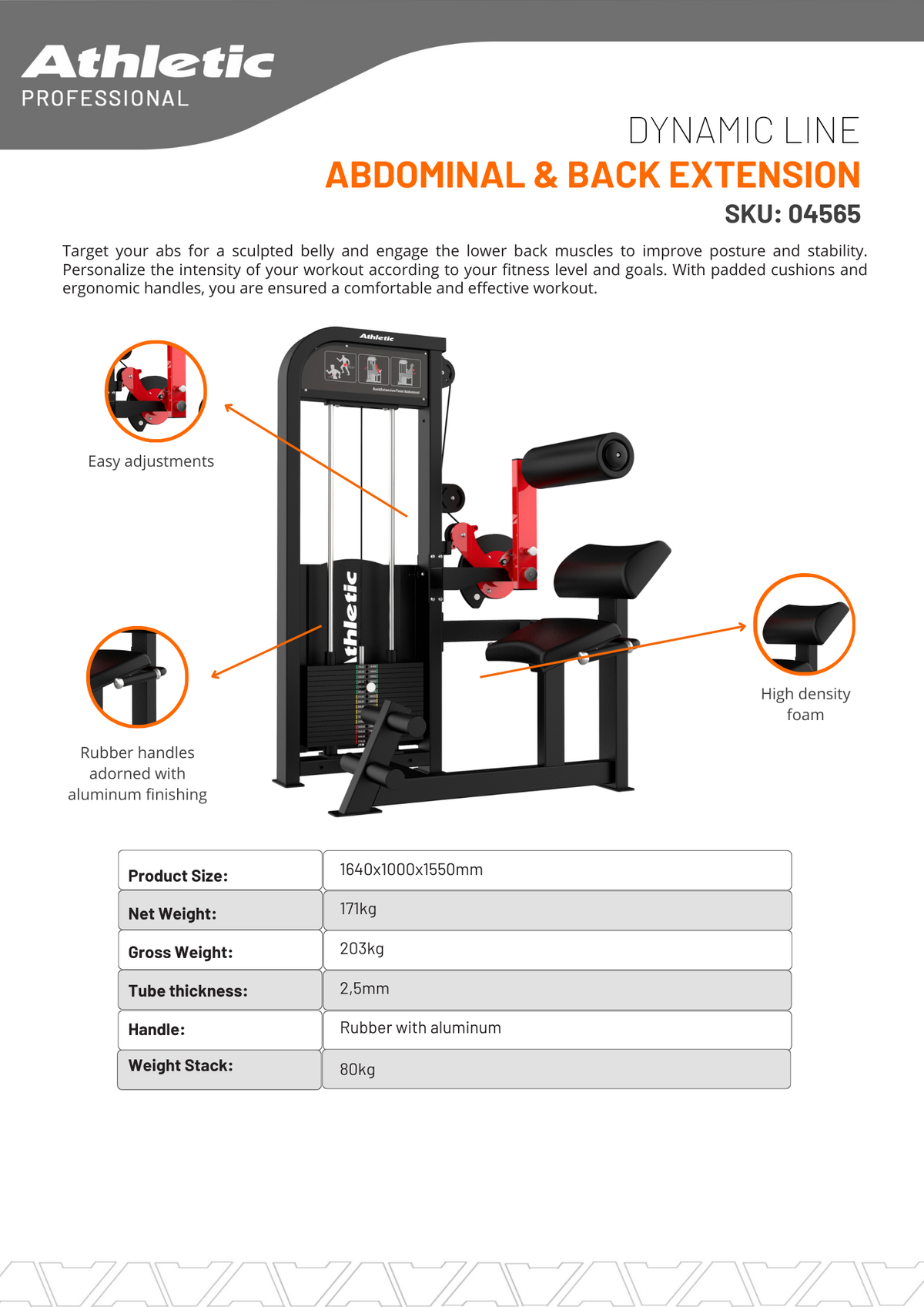 Abdominal & Back Extension - Dynamic Line