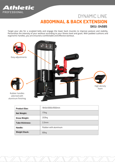 Abdominal & Back Extension - Dynamic Line