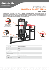Adjustable Chest Press - Dynamic Line