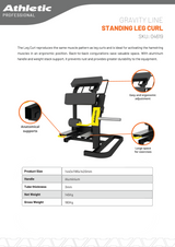 Standing Leg Curl - Gravity Line