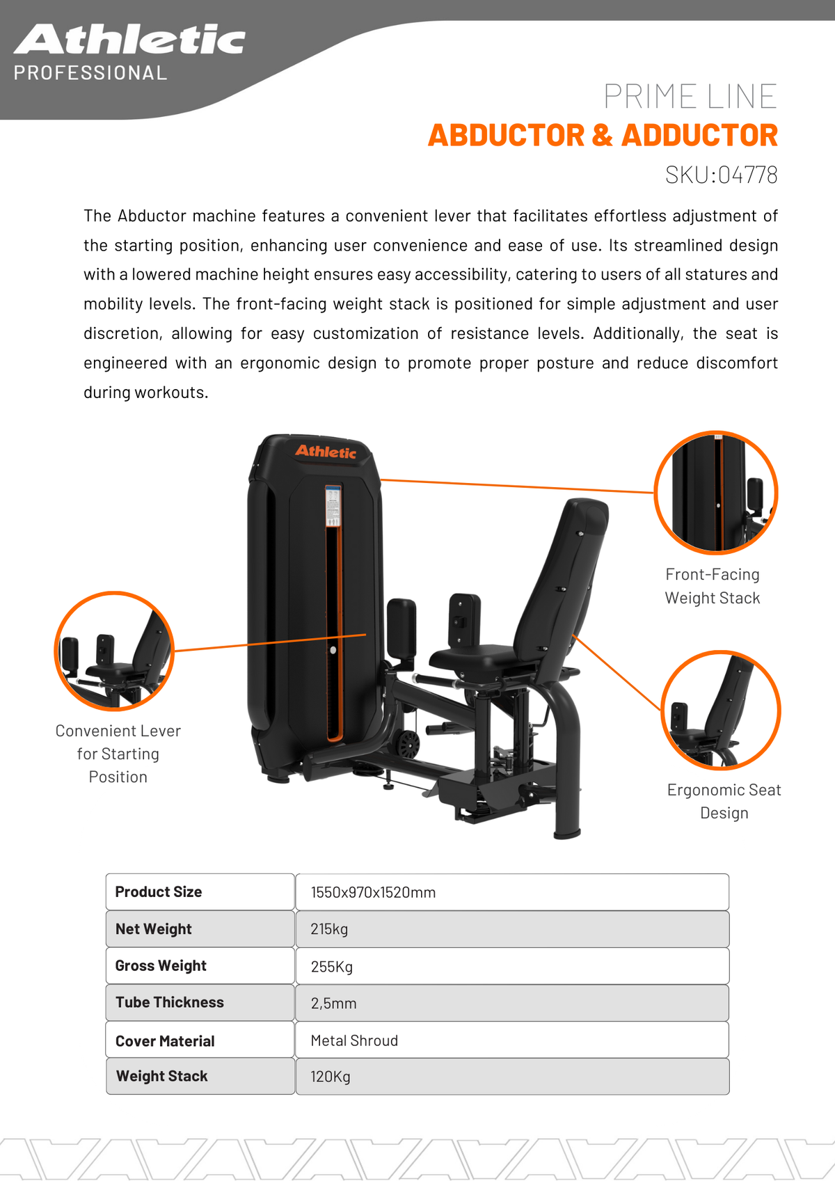 Prime Line Abductor & Adductor