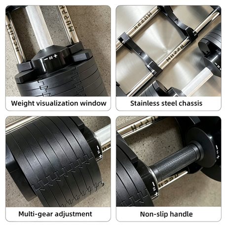 Adjustable Dumbbell Set 5-80lbs MURPH