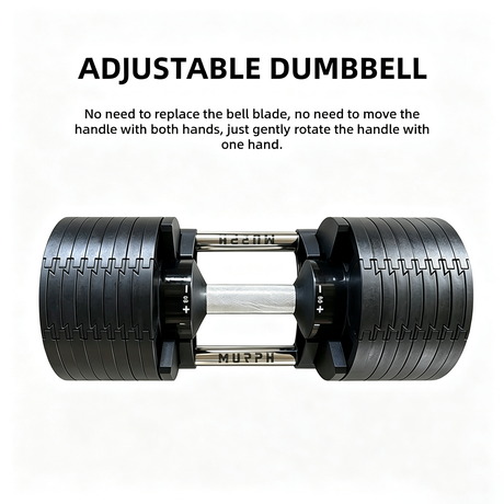 Adjustable Dumbbell Set 5-80lbs MURPH
