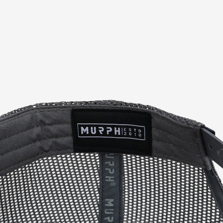 Casquette Murph Trucker Marine Gris – vue de face frontale
