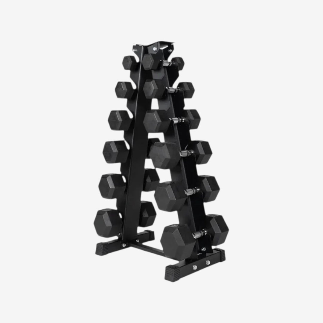 Dumbbell Set 5-30lbs with Storage Rack (210lbs)
