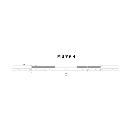 Barre olympique 2.0 35lbs MURPH Chrome