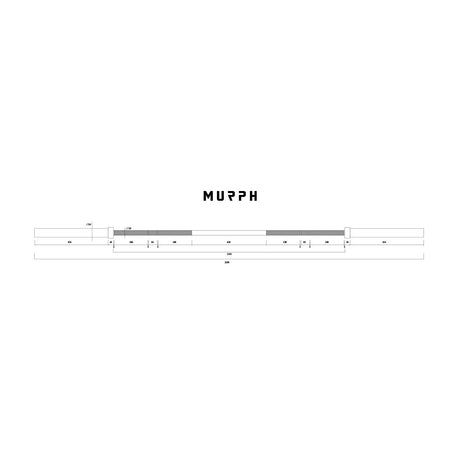 Barre olympique 2.0 45lbs MURPH Chrome
