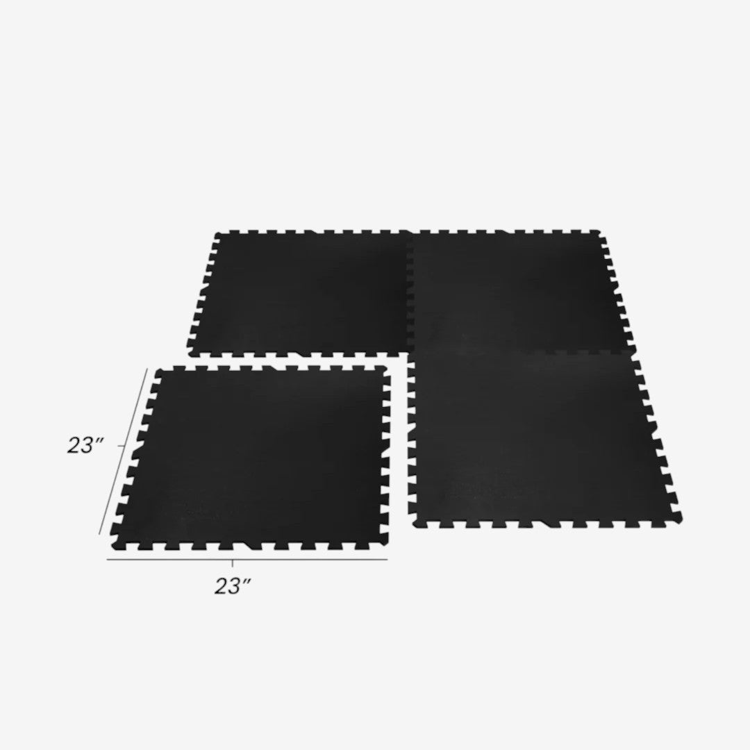 2'x2' Rubber Tile - GREY - Classic Series 8mm