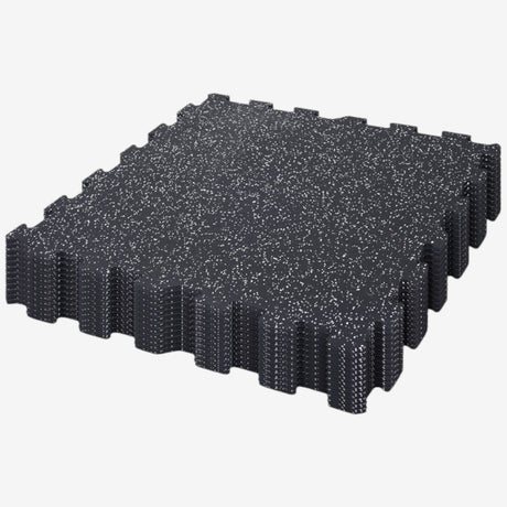 Tuile de caoutchouc 2'x2' - BLACK - Serie Classic 8mm