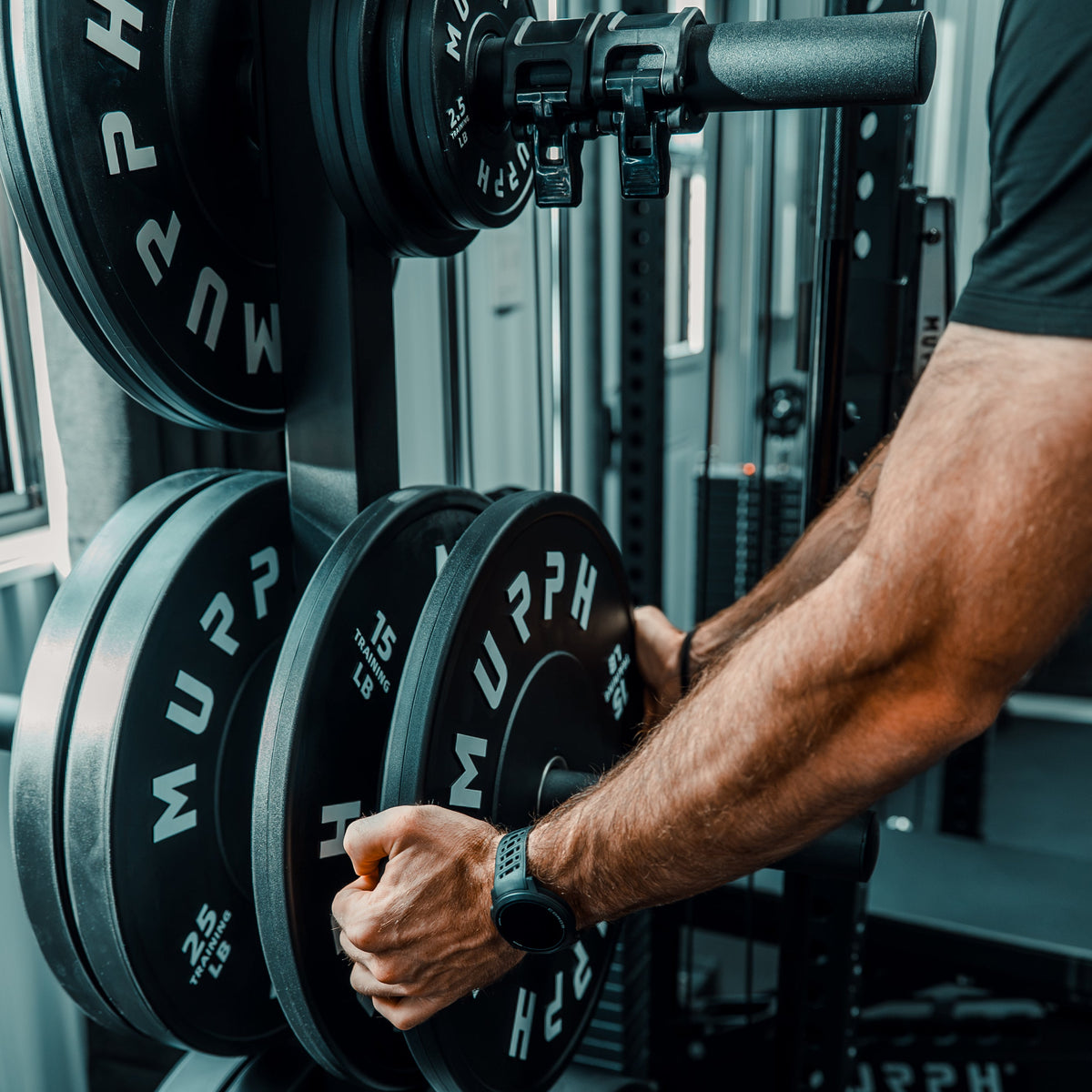 Support Vertical MURPH pour Bumper Plates et Barres
