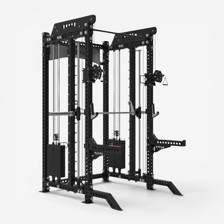 MURPH TORC – Hybrid Half Rack with Dual Pulley and Smith Machine