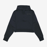 MURPH Cropped Hoodie - Black