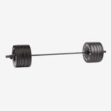 Training bumper plates kit 4.0 Murph 385lbs / All-black zinc barbell