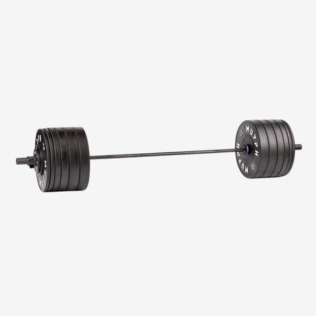 Training bumper plates kit 4.0 Murph 275lbs / Barre all-black zinc