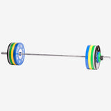 MURPH® Competition bumper plates kit 2.0 275lbs with barbell