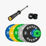 MURPH® Competition bumper plates kit 2.0 275lbs with barbell