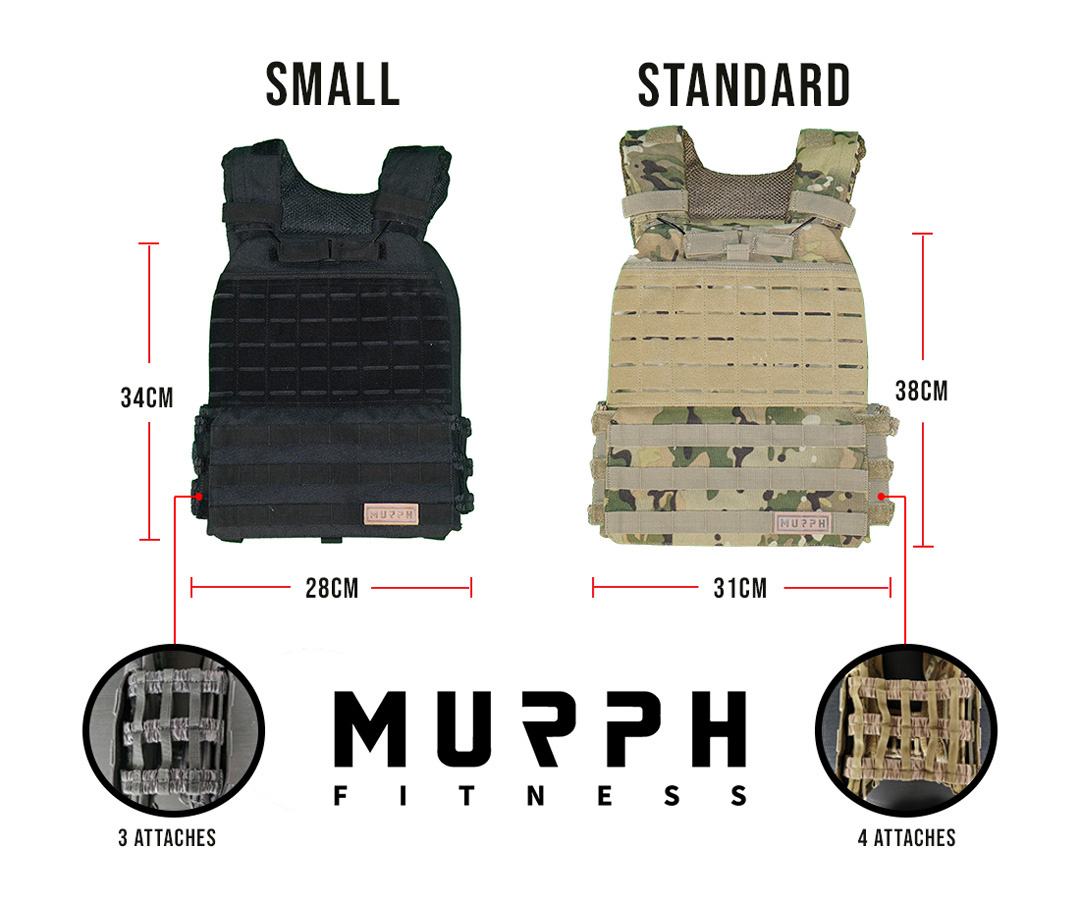 Veste d'Entraînement Lestée MURPH - Weighted Vest Gym & Fitness